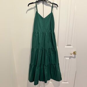 Lost + Wander Green Sleeveless maxi Dress